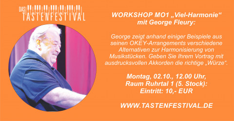 Workshop "Viel-Harmonie", George Fleury, 02.10.2023, TASTENFESTIVAL
