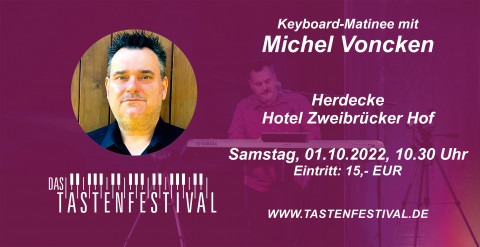 Ticket Keyboard-Matinee mit Michel Voncken, 01.10.2022 Herdecke - Ruhrfestsaal
