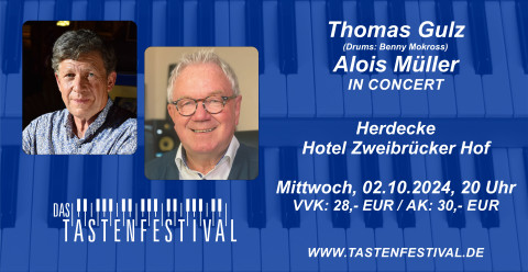 Konzertticket Thomas Gulz + Alois Müller, 02.10.2024, Herdecke - Ruhrfestsaal