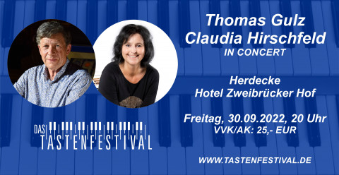 Konzertticket Thomas Gulz + Claudia Hirschfeld, 30.09.2022, Herdecke - Ruhrfestsaal